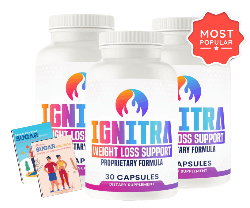 Ignitra Supplement Bottles - Metabolic Health Formula